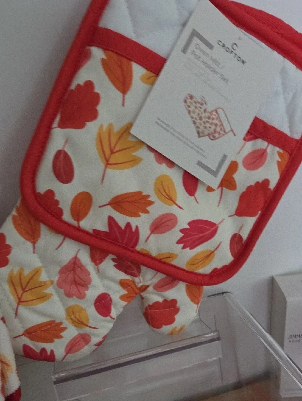 Crofton Fall Theme Kitchen 4 Piece Set NWT